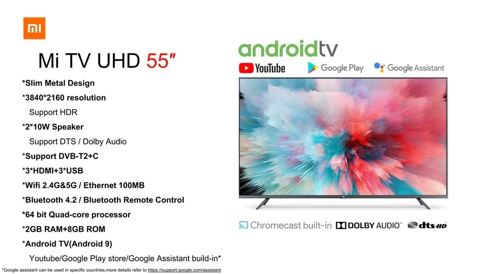 Xiaomi Mi Smart TV 4S 55 (Global Version) - OhMyMi Malaysia - Xiaomi  Roborock Amazfit Mi