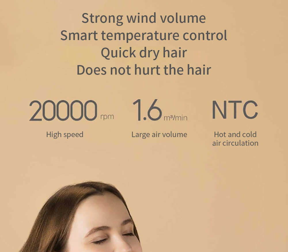 Xiaomi Mijia Ionic Hair Dryer Ntc 11