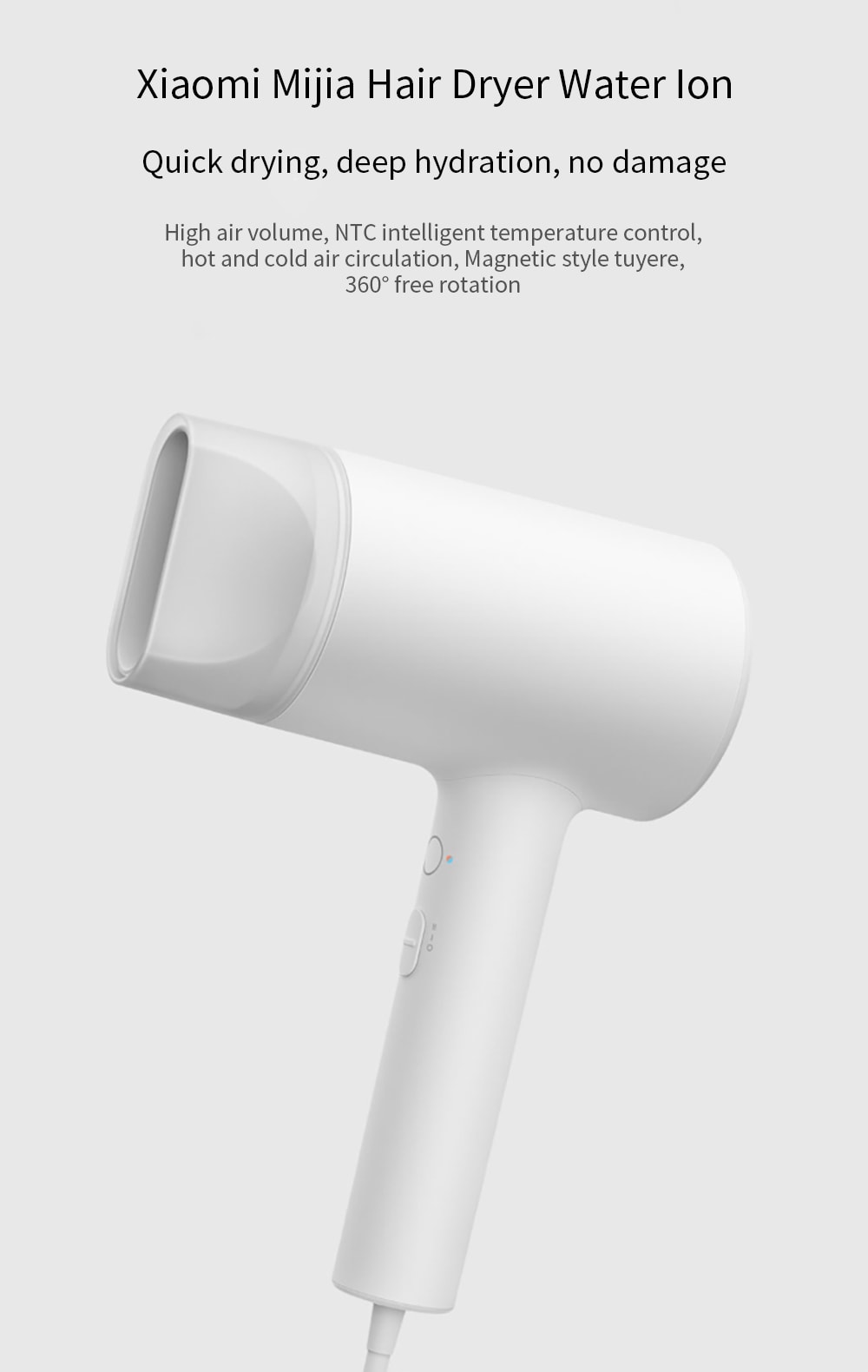 Xiaomi Mijia Ionic Hair Dryer Ntc 7