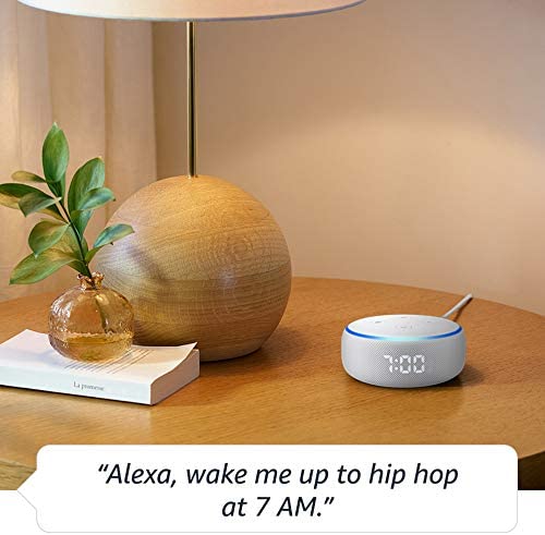 Echo Dot (3rd Generation) Smart Speaker With Clock And Alexa 3