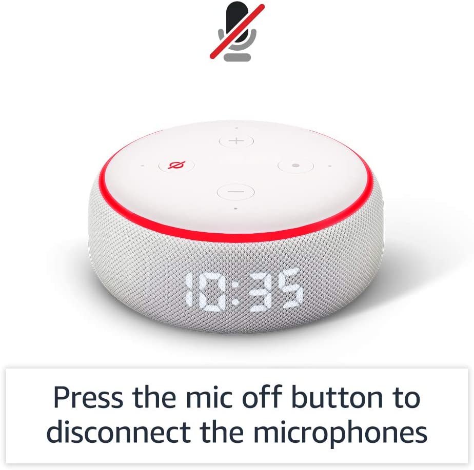 Echo Dot (3rd Generation) Smart Speaker With Clock And Alexa 7