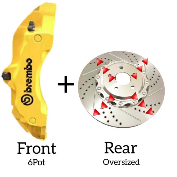 brembo front6 rear xl