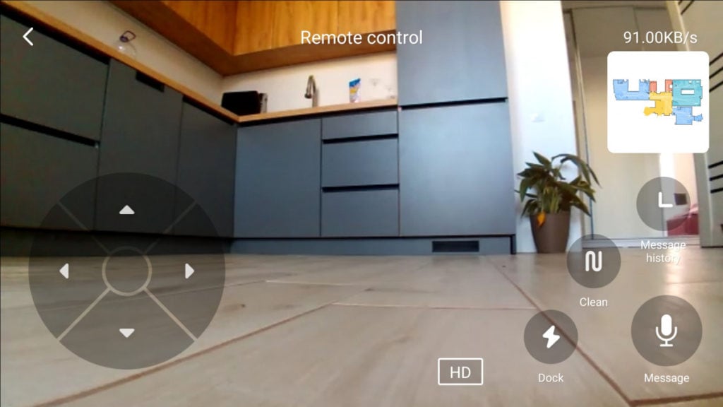 roborock s6 maxv remote camera